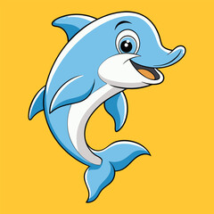 Obraz premium dolphin jumping out of water