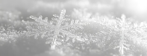 Obraz premium This is a beautiful, icy winter banner with copy space.