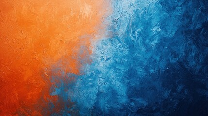 Fototapeta premium A complementary orange and blue background with a soft gradient, perfect for warm, inviting designs.