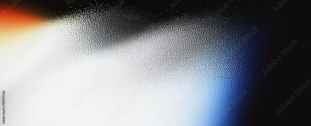 Poster an abstract poster background with a dark, grainy texture, featuring vibrant color waves in black, b