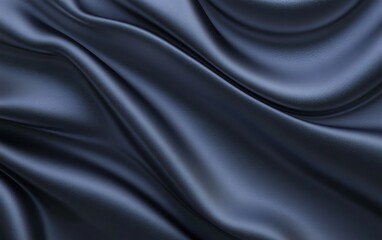 Fototapeta premium A close-up of a navy grey leather texture, with a soft grainy pattern, captured with soft lighting. 