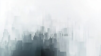 Fototapeta premium A soft and muted pixelated background with gentle color transitions from light gray to darker shades, creating a calming effect