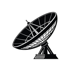 satellite dish icon vector illustration