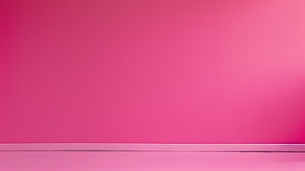 Obraz premium Pink wall and floor background.