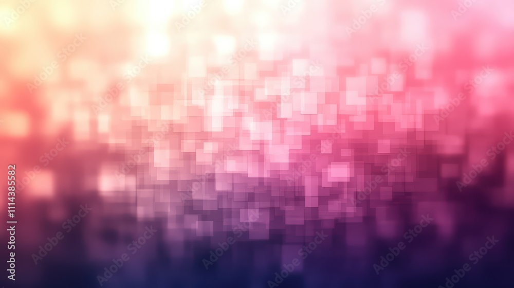 Fototapete A soft, pixelated texture overlay with subtle color transitions and blurred edges, adding an ethereal and smooth effect