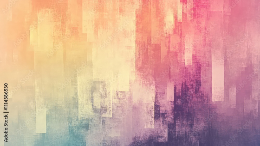 Fototapete a subtle pixel overlay texture with soft gradients of cool colors, creating a smooth and abstract lo