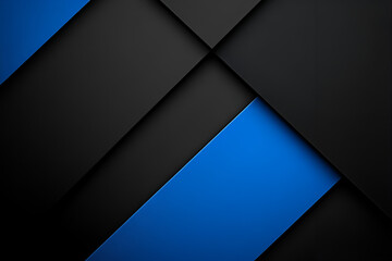 Fototapeta premium Blue and black background, simple and clean 
