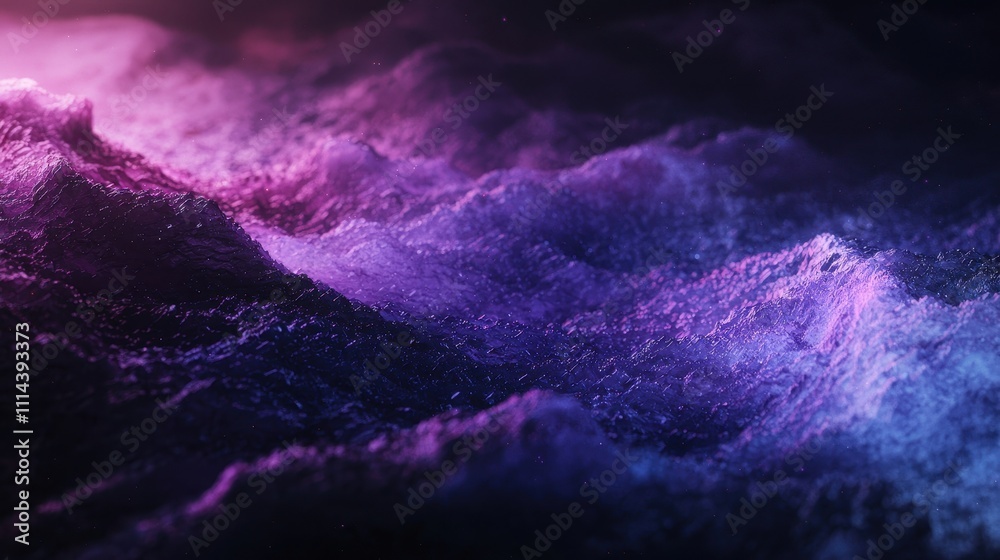 Poster abstract futuristic gradient background with vibrant colors and textured waves in motion