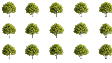 Elegant blue and white nature pattern with winter trees, serene landscape design for background or wallpaper