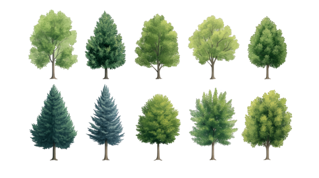 Mystical purple forest, silhouetted trees against a vibrant violet backdrop dreamlike enchanting woodland scenery for wallpaper or background