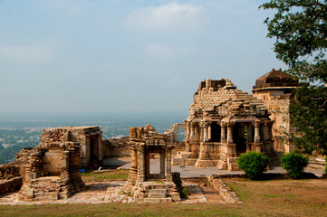 Fototapeta premium Chittorgarh fort in india, Architectural landmark