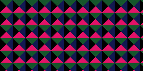 Seamless colorful geometric abstract fabric pattern decoration illustration geometric diamond style fashion backdrop .