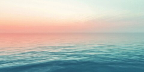 Obraz premium A soft, blurred nature background with a gentle focus on the horizon, evoking a sense of tranquility and simplicity.