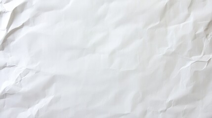 Obraz premium Creased White Paper Texture for Background and Design Projects