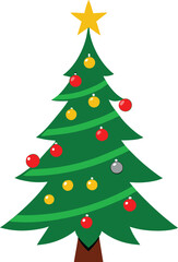 Fototapeta premium green christmas tree