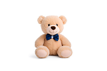 Obraz premium Teddy bear toy, isolated on white background