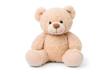 Obraz premium Teddy bear toy, isolated on white background