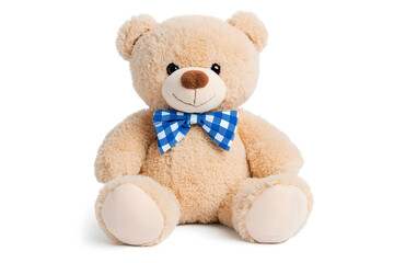 Obraz premium Teddy bear toy, isolated on white background