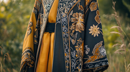 Hmong Embroidery: Nature-Inspired Motifs in Warm Earthy Tones