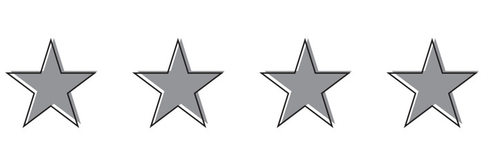 star icon on isolate white eps 10