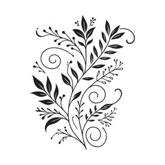 Obraz premium floral design elements