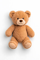 Obraz premium Teddy bear toy, isolated on white background