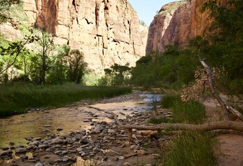 river in the mountains