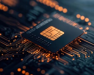 Closeup of a digital wallet processing global payments, smart technology ensuring fast and successful transactions