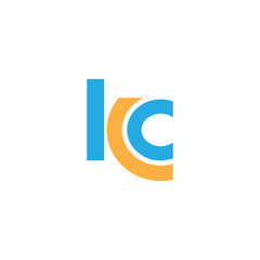 kc logo design vector template, initial kc letter logo, ck logo design, initial ck letter logo vector design, Letters CK and KC 3D Monogram Logo, Suitable for business with CK or KC initials, KC logo 