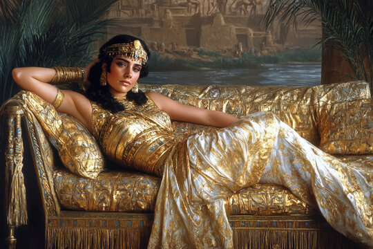 Queen of Egypt in Golden Splendor