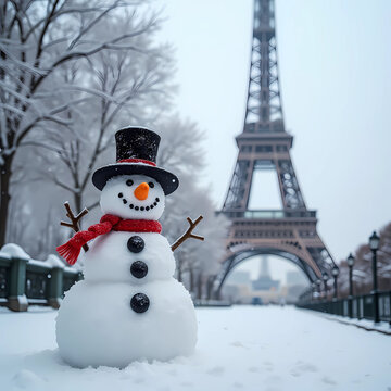 Mu&ntilde;eco de Nieve y las Noches Parisinas