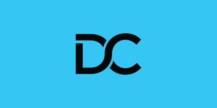 DC logo with modern concept.vektor