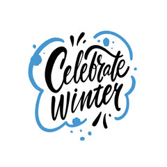 Celebrate the Winter Season A Joyful and Festive Hand lettering Design Experience