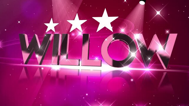 Name willow with star