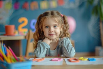 Kids And Numbers. Tracing Numbers 0 to 9 for Children with Tracing Guide for Handwriting Practice