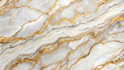 Fototapeta premium Golden Veined Marble Abstract Luxury Texture