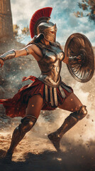 female Greek warrior