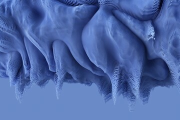 Abstract 3d rendered background with particles. Dynamic futuristic wallpaper.