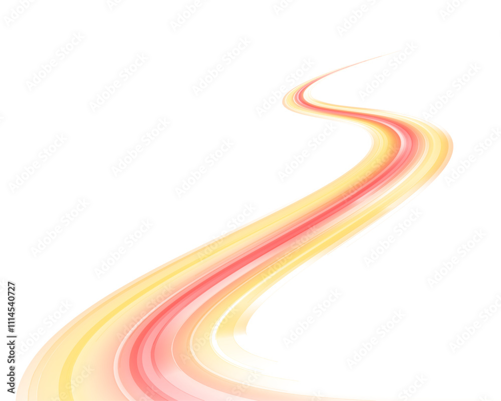 Aufkleber high speed it technology concept, abstract stripes as data transfer on white background in png forma