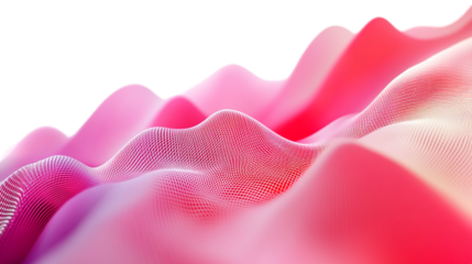 Geometric wave background frame against transparent background