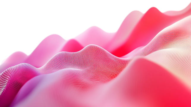 Geometric wave background frame against transparent background
