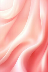 Obraz premium Soft coral silk texture with smooth waves and elegant highlights. Perfect for luxury backgrounds, wedding designs, product packaging, fashion branding, and promotional materials.