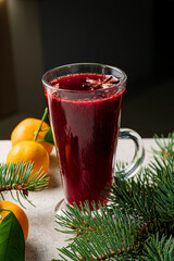 mulled wine on the table