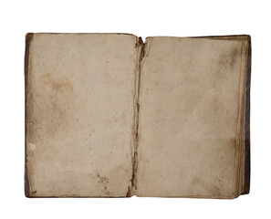 Fototapeta premium old manuscript on white isolated