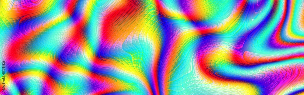 Leinwandbilder this vibrant and colorful abstract design showcases dynamic swirls along with a captivating mix of v
