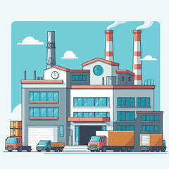 Fototapeta premium warehouse vector