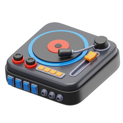 Fototapeta premium Podcast Asset 3D Illustration Icons