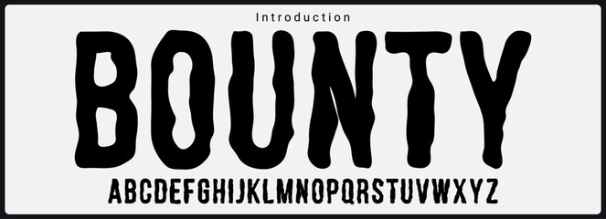 Grunge Font. Rustic Font. Distressed Font. Rough Font. Uppercase. Number and Symbol. For Fashion Sport Film Movie Design Vector illustration