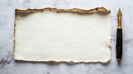 old paper on wooden background
