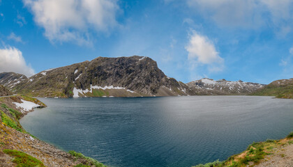 Fototapeta premium Geiranger is a town located in front of the Geirangerfjord, in western Norway.